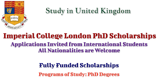 Imperial Collage London PhD Scholarship 2023 (Fully Funded) For ...